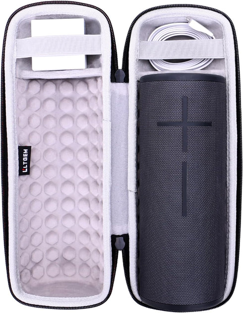LTGEM Hard Case for ???????????????? ???????? ???????????????? ?? Ultimate Ears MEGABOOM 3 Portable Wireless Bluetooth Speaker(Black+Black)...