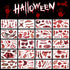 20 Sheets Body Face Fake Scar Halloween Makeup Kit, Halloween Temporary Tattoos Stickers for Kids Women Men, Halloween Party Favors Decorations Su...