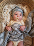 Miaoberry 100% Organic Cotton Muslin Blanket| Sage Green Rainbow Baby Swaddle Set| Newborn Boy Girl Unisex Neutral| Boho Vintage Monthly Picture B...