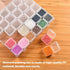 30 Grids Large Diamond Painting Storage, Art Accessories Tools Containers Case Plastic Bead Organizer 5D Embroidery Accessories for DIY Art Craft ...