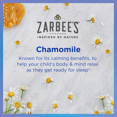 Zarbee's Gentle Bedtime Gummies for Kids - Melatonin-Free Blend of Natural Honey, Raspberry Lemon, and Chamomile Helps Children Unwind and Relax t...