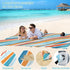 BYDOLL Beach Blanket Sandproof Waterproof 78''×81''1-4 Adults Compact Lightweight Oversized Beach Blanket Large Picnic Mat Beach Blanket for Trave...