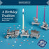 DANFORTH – Birthday Train (7- Fawn) – Handcasted Pewter Birthday Party Decorations – Made in USA...