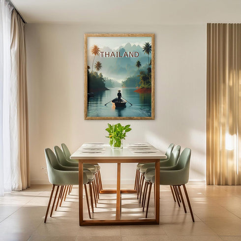 Posterizer 1 pcs-Thailand beautiful nature Travel Poster-Adventure Wall Art-GIft for Men Women Teens-Decor for Home & Office- unframed wall art...