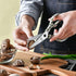 Linoroso Kitchen Scissors Heavy Duty Kitchen Shears with Magnetic Holder Made with Japanese Steel 4034, Multipurpose Ultra Sharp Cooking Scissors ...