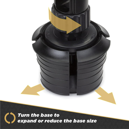 Scosche GHCUPM-SP1 GravityDrop Cup Phone Holder Mount with Phone Weight Triggered Adjustable Arms, Universal for Most Vehicle Cup Holders, Black...