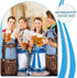 Hillban 2 Pcs Oktoberfest Mardi Gras Apron Couples Cooking Aprons German Party Costume for BBQ Baking Chef Kitchen Gifts (Fresh Style)...