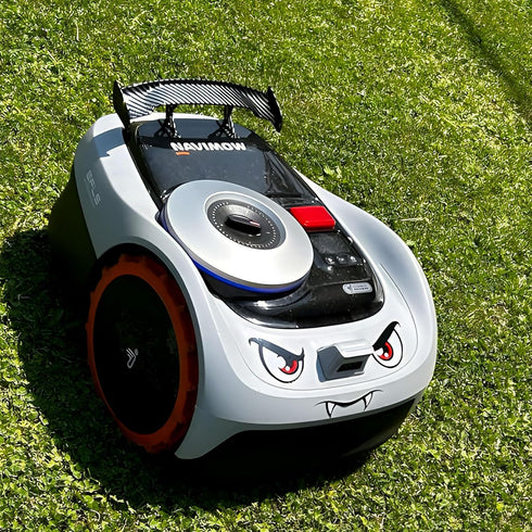 Robot Lawn Mower Decoration, Worx Tuning - Sticker Lawn Mower I Lawn Mower Spoiler I Rear Fin for Ecovacs Goat G1, Segway Navimow, Worx M500 Plus,...