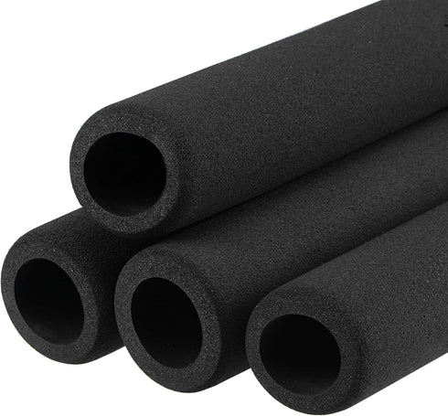 MECCANIXITY Foam Grip Tubing Handle Grips 17mm ID 5mm Wall Thick 295mm Black Non-slip for Fitness, Tools Handle Support 4 Pack...