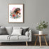 Posterizer 1 pcs-Boho Horse Rustic Farmhouse Barn Decor-Art for Animal Lovers-Floral Botanical Art-Gifts for Women-Living Room Bedroom Decor- unfr...