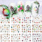 SINSEN Christmas Nail Art Stickers, Winter Nail Decals Water Transfer Xmas Nail Art Supplies Colorful Gingerbread Man Wreath Bell Merry Christmas ...