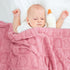 Plush Soft with Heart Checkered Baby Blanket,Fleece Infant Toddler Blankets for Girls Boys,Warm Lightweight Breathable Newborn Receiving Blankets ...