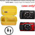 Carrying Case for OM SYSTEM Tough TG-7 Digital Camera/OM System Olympu TG-6 Underwater camera, Rugged Waterproof Shockproof WiFi 4K Video Digital ...
