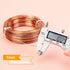 BENECREAT Multicolor Jewelry Craft Wire Gradient Color Aluminum Wire (18 Gauge, 306 Feet) Bendable Metal Wire with Storage Box for Jewelry Beading...