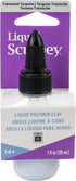 Sculpey Liquid Polymer Oven-Bake Clay, Translucent Turquoise, 1 oz. bottle, Great for jewelry, holiday, DIY, mixed media, window clings, home déco...