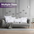 Utopia Bedding Throw Pillows Insert (Pack of 2, White) - 14 x 14 Inches Bed and Couch Pillows - Indoor Decorative Pillow...