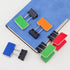Retangle Medium Paper Clips?Binder Clips, Easy Grip, Assorted Color, Office Supplies?8 Pcs/Set...