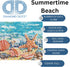 DIAMOND DOTZ ® - Summertime Beach, Full Drill, Round Dotz, Diamond Painting Kits, Diamond Art Kits for Adults, Gem Art, Diamond Art, Kits, 10.6"x1...