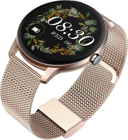 Smart Watch,1.3”Smartwatch for Women(Answer/Make Call), Fitness Tracker with 100+ Sport Modes, IP67 Waterproof, Heart Rate&Sleep Monitor, Activity...