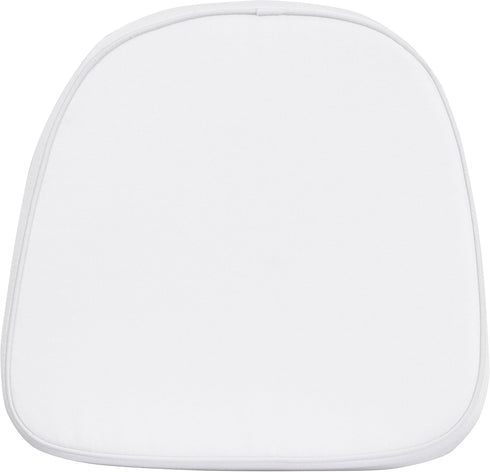 Flash Furniture August Kids Soft White Fabric Chiavari Chair Cushion...