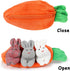 Hide and Seek Bunnies in Carrot Pouch Easter Bunny Stuffed Animal 3Pcs Rabbit Plush Doll in Zipper Purse Storage Bag Easter Gifts...