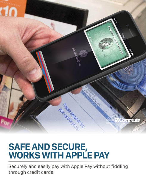 VENA vCommute Wallet Case Compatible with Apple iPhone SE3 2022 / SE 2020, iPhone 8 7 (4.7"-inch), Flip Leather Cover Card Slot Holder with Kickst...