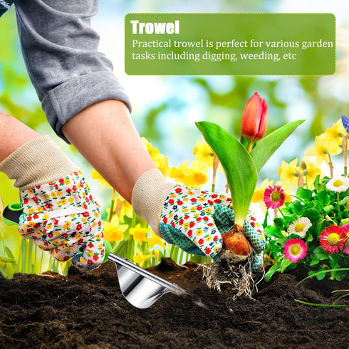 Hand Weeder Tool Garden Weeding Tool Gardening Weeder Tool with Ergonomic Handle, Stainless Steel Garden Lawn Farmland Transplant Gardening Plant ...