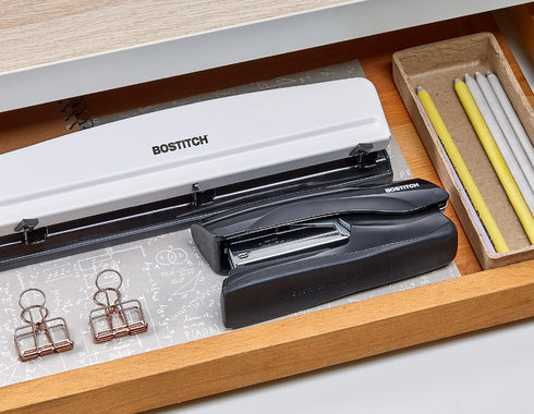Bostitch Office Heavy Duty Stapler, 40 Sheet Capacity, No Jam, Full Strip, For Classroom, Office or Desk, Black...