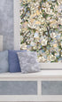 Artscape Star Magnolia | Window Privacy Film Stained Glass Pattern| Non-Adhesive & UV Protection | Easy to Apply & Removable | 24 x 36 inches | Ma...