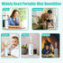 Small Humidifiers for Bedroom Nightstand Room 400ML USB Humidifer Plant Cool Mist Humidifier Easy Clean Travel Mini Portable Personal Desk Car Qui...