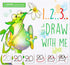 Drawing with Numbers Learn How to Draw Animals Step by Step Birthday Gift for Preschoolers and Kids Age 3-6...