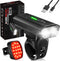 DARKBEAM Bike Headlight Rechargeable USB-C, Bicycle Lights 4000LM Ultra Bright, Mountain Bike Light Set for Night Riding, 6+5 Mode Waterproof Fron...
