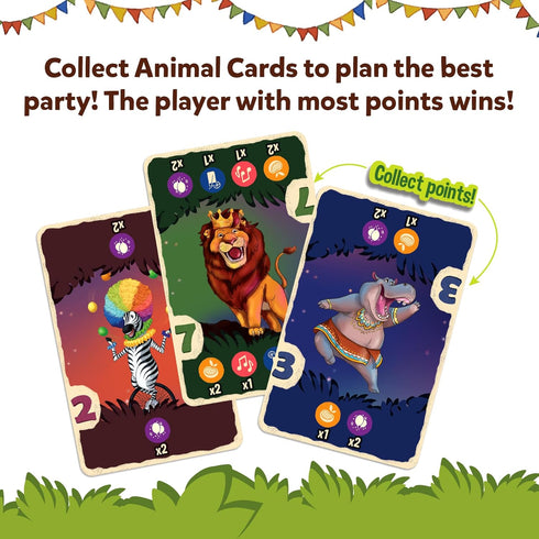 Skillmatics Card Game - Jungle Party, Fun Family Card Game of Strategy & Luck, Party Game, Gifts for Girls & Boys Ages 7, 8, 9 & Up...