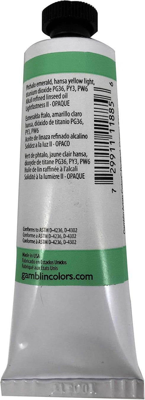Gamblin Artist Oil 37Ml Radiant Green...