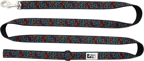 RC Pets 3/4" x 6 ft Dog Leash, Bones...