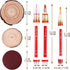 FUMILE Wood Burning Pen Set with 6PCS Scorch Pen Marker, 4PCS Wood Chips, 4PCS Sandpapers for DIY Wood Painting, Suitable for Artists and Beginner...