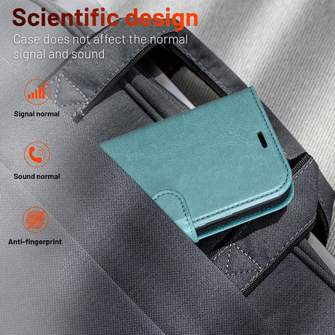 OCASE Compatible with iPhone 12 Case/Compatible with iPhone 12 Pro Wallet Case, PU Leather Flip Case with Card Holders RFID Blocking Kickstand Pho...