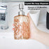 Easy-Tang 12 Oz Soap Dispenser for Kitchen,Bathroom - Refillable Wash Hand Liquid Clear Glass Bottle with Stainless Steel Pump,Ideal for Container...