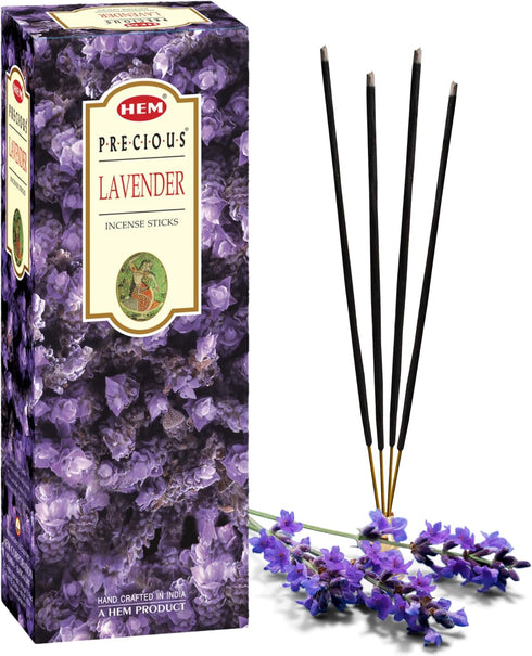 HEM Lavender Incense Sticks Pack Of 120 | Natural Relaxing | Aromatherapy Incense For Air Purifier, Mind & Spirit & Ritualistic Fragrance | Gift S...