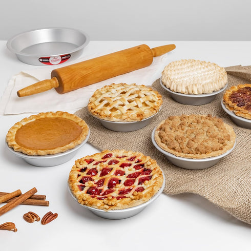Fat Daddio's PIE-10 Anodized Aluminum Pie Pan, 10 x 1.5 Inch...