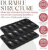 Bellemain Madeleine Pan | 12-Well Madeleine Mold Makes 12 Madeleine Cookies | Nonstick Tea Cake Pan for Madeleines, Cakelet Pan | Warp-Resistant C...