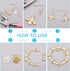 PH PandaHall 160 pcs 8 Styles Angel Wing Charms, Tibetan Style Alloy Wing Spacer Beads for Earring Bracelet Pendants Necklace Jewelry DIY Craft Ma...