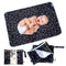 Flockthree Waterproof Baby Diaper Changing Pad with Storage Bag (28.7" X 19.7") Washable Wipeable Reusable Leak Proof Diaper Travel Mat Station Ch...