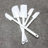 Baking Spatula Set of 5, Non-stick Rubber Plastic Scraper Spatulas Cream Scraping for Cake Cream Mixing Cooking Gadget, BPA Free, Dishwasher Safe,...