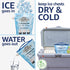 2 Large Leakproof Ice Bags. The original reusable Ice Pack for Coolers - Drop in Cubed Ice & Make Cold, Dry Freezer Packs for Coolers - Drink your...
