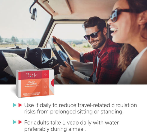 Daily Circulation Supplement - Inflammatory Response - Antioxidant & Blood Flow Support - Maqui Berry, French Maritime Pine Bark, Ginger Root Extr...