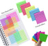 Transparent Sticky Notes 350pcs Clear Sticky Notes,Sticky Note Set for 2023 Planner Office School College Teacher Student Supplies 7 Bright Color,...
