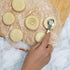 Fox Run Cat and Dog Paw Print Baking Spoons For Cookie Decoration, Set of 2, Stainless Steel...