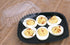 MT Products Clear Deviled Egg Containers Holds 6 Eggs 6.5" x 5.63" x 1.19" - Durable Egg Platter Tray (Pack of 12) - Made in the USA...
