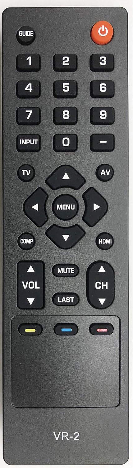 New VR2 Remote Control fit for VIZIO LCD TV VP323HDTV10A VP422 VU32LHDTV10A VU37LHDTV10A VW32LHDTV20A VW32LHDTV30A VW32LHDTV40A VW37LHDTV20A VW37L...